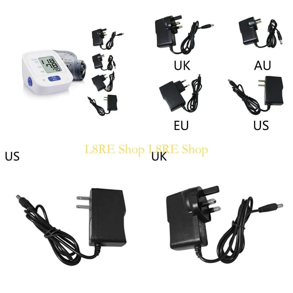 L8RE 6V 1A power adapter charger for HEM-7200 7051 7052 blood pressure meter
