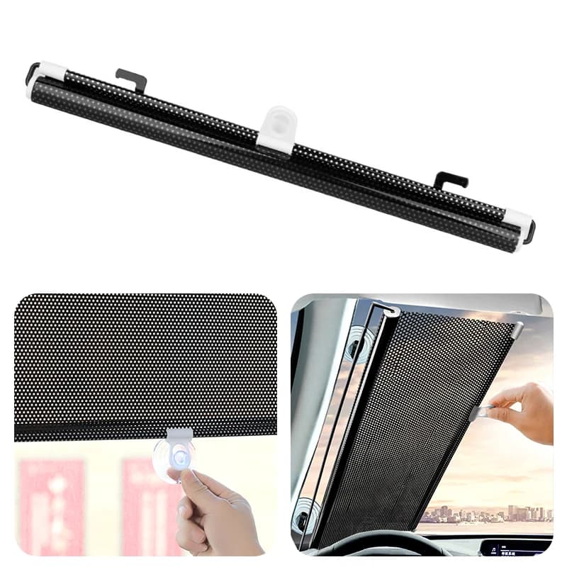 Tenda parasole retrattile per finestrino dell'auto, tenda a rullo, camera da letto, cucina, isolamento termico, tenda parasole per parabrezza per auto