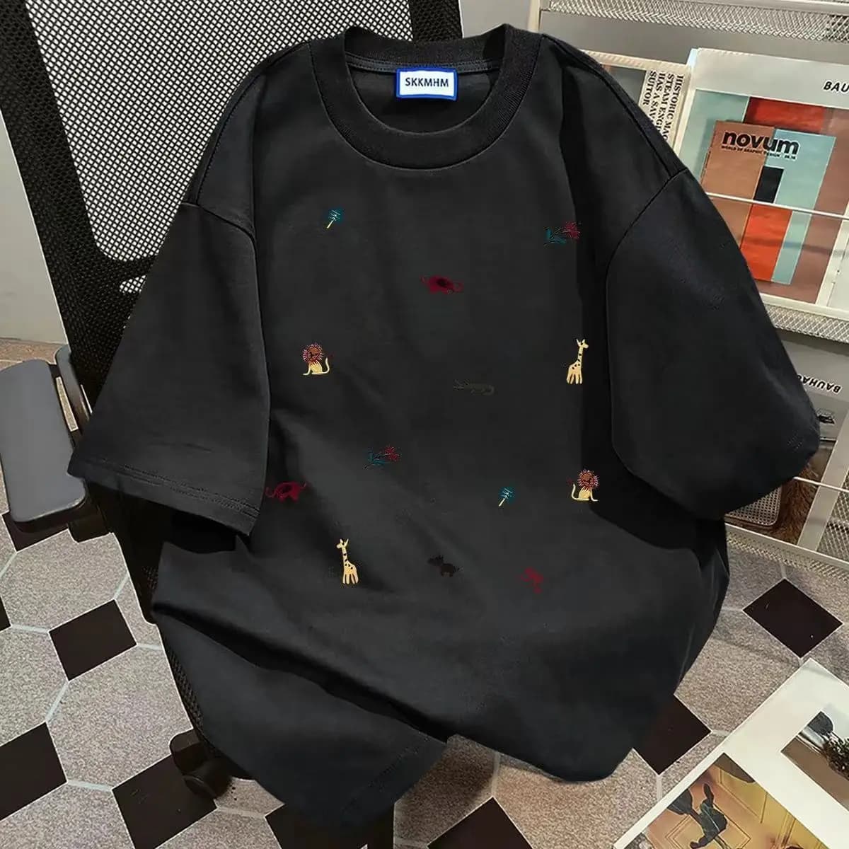 Short Sleeve T-Shirts Womens Comfortable Oversized Harajuku Loose Fit Japanese Cotton Graphic Stylish Trendy Summer Casual