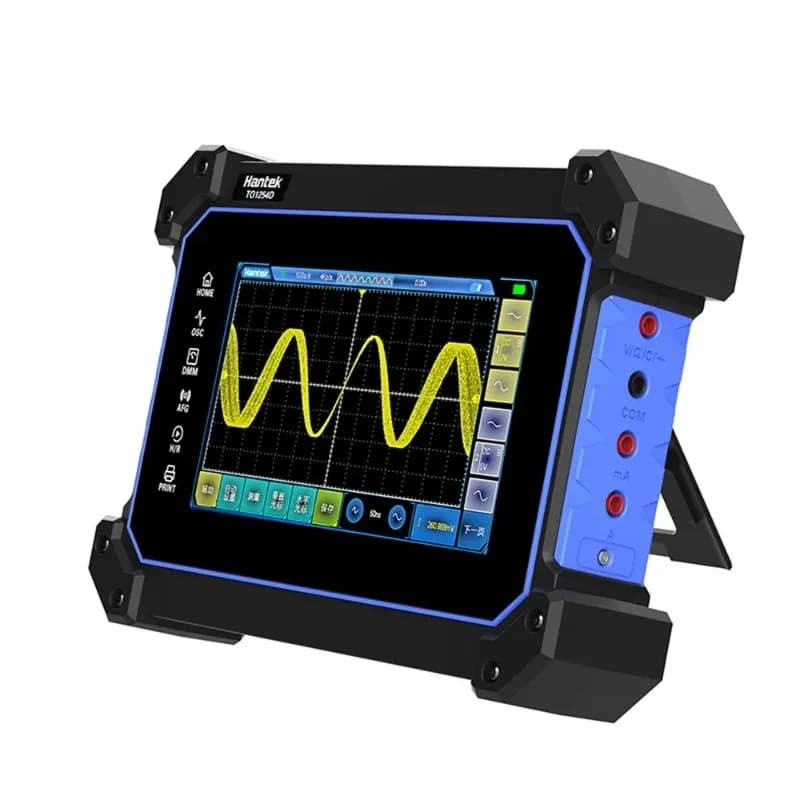 Touch Screen Handheld Digital Oscilloscope TO1112C /D TO1252C USB Tablet 2 Channels 110Mhz Osciloscopio Multimeter Signal Source