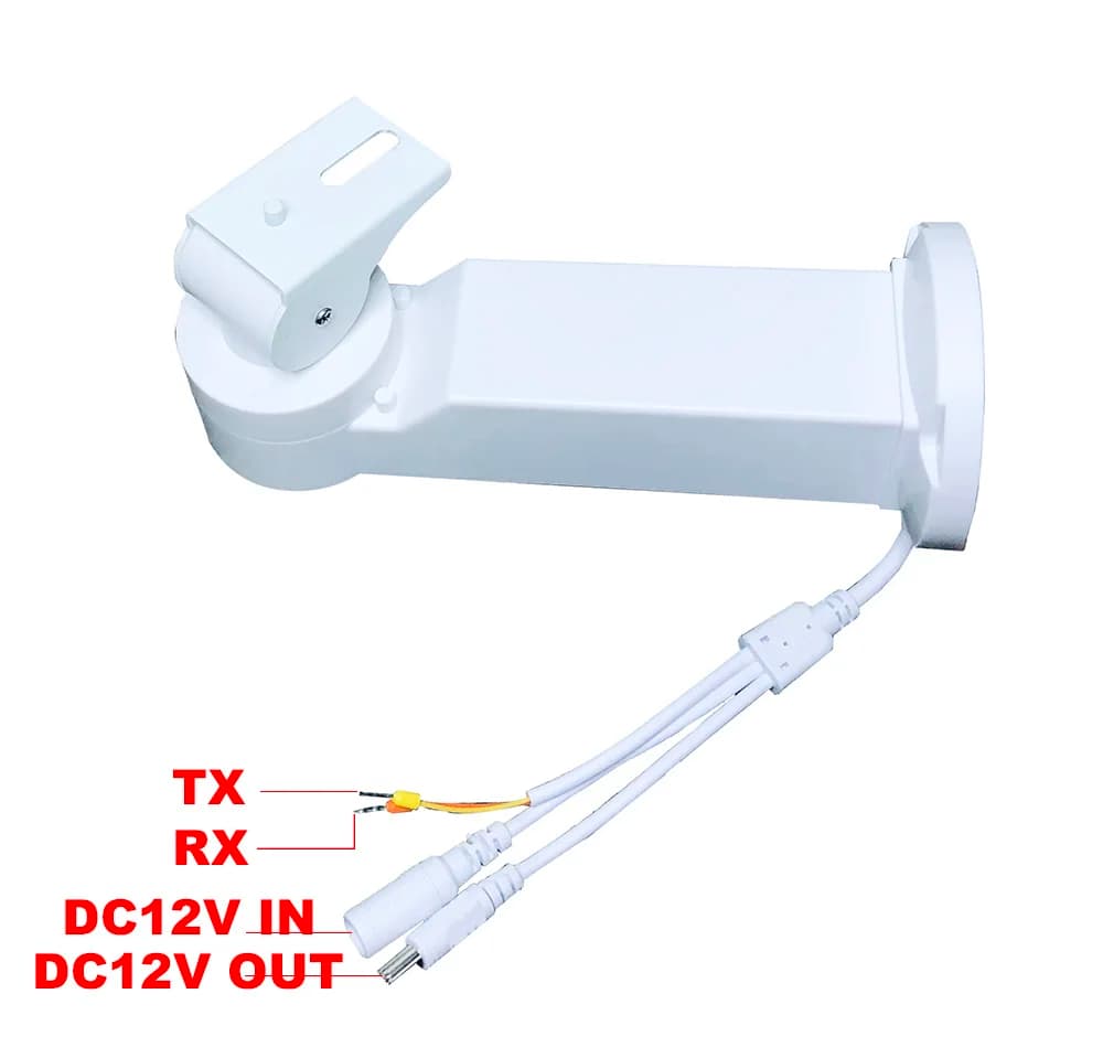 P/T IP camera PTZ 270 ° horizontal rotation, 70 ° vertical For 5MP 8MP