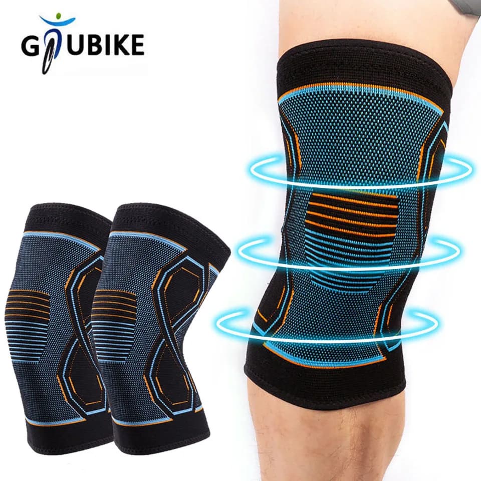 Ginocchiera GTUBIKE, supporto per manica di compressione del ginocchio per corsa, artrite, ACL, strappo del menisco, sollievo dal dolore articolare e recupero da infortuni