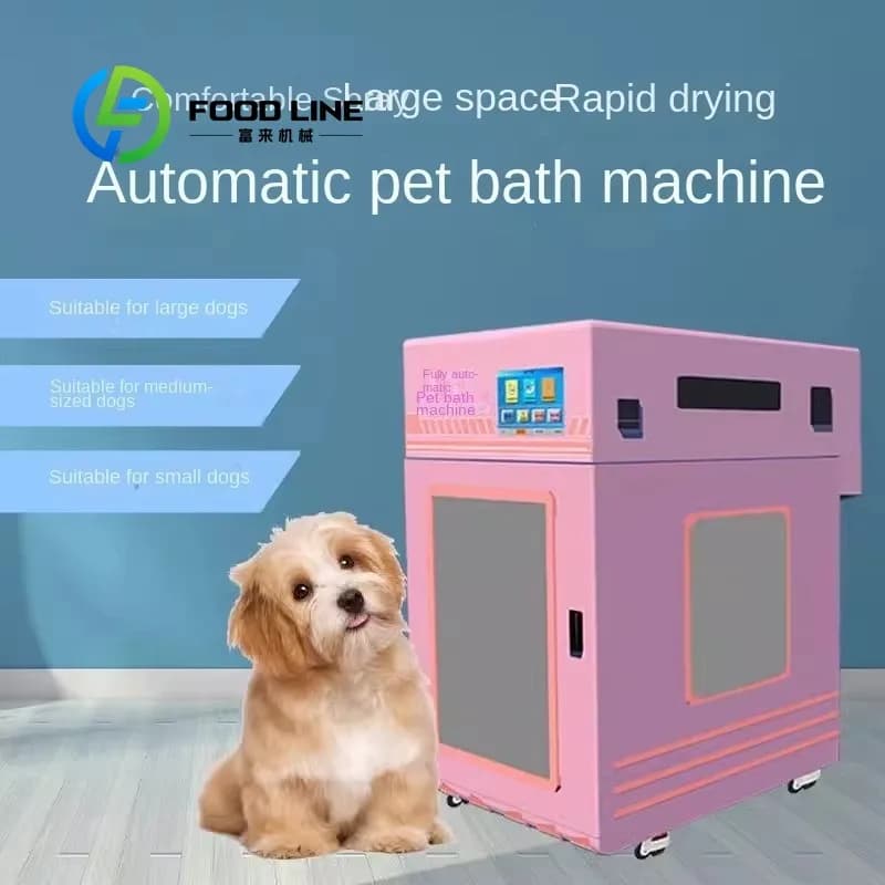 Macchina per il lavaggio cani self-service personalizzata, durevole, in plastica ecologica, con piscina automatica per il bagno, dispositivo commerciale per la toelettatura degli animali domestici