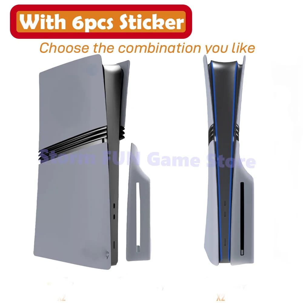 Edizione Limitata 30° Anniversario per PS5 Pro: Adesivo in Vinile con Logo per Cover, Guscio Sostitutivo per Console P-5 Fat