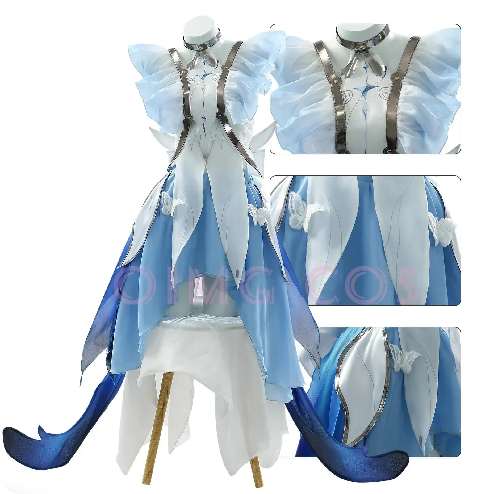 Costume Cosplay Wuthering Waves The Shorekeeper per Adulti, Uniforme Anime per Halloween, Carnevale, Feste in Maschera, Costumi da Donna per Giochi