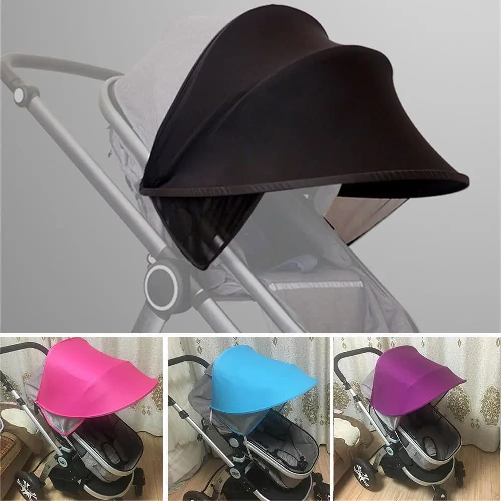 Copertura universale per baldacchino Seggiolino auto Carrozza Parasole Passeggino Visiera parasole Cappuccio parasole Cappellino per passeggino
