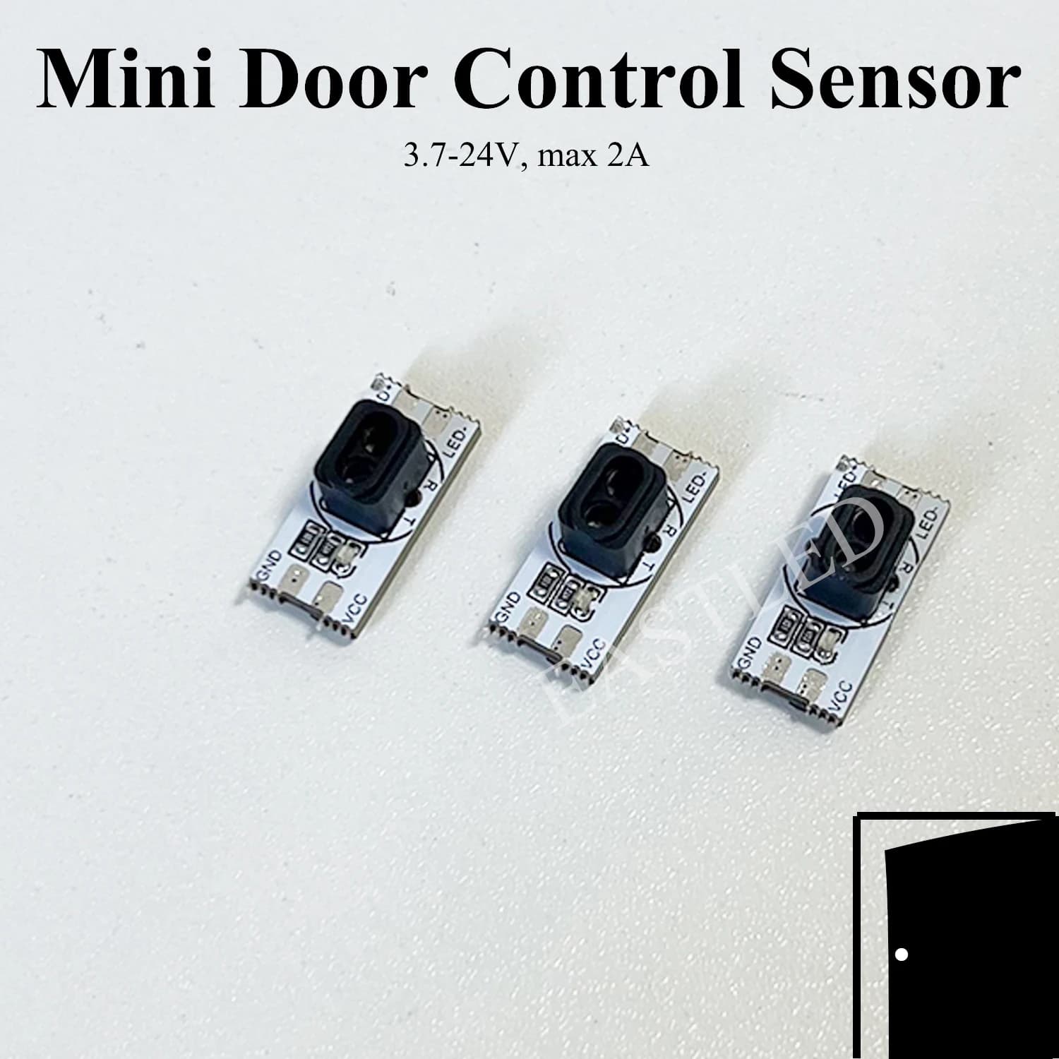 3 pezzi rilevatore di movimento porta 12V 2A 24W On Off LED interruttore sensore di luce per porta e cassetto armadio da cucina cassetto armadio armadio