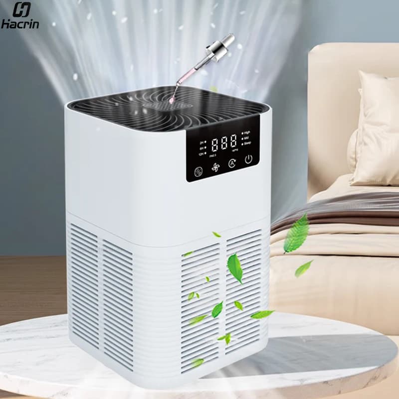 Home Air Purifier House Cleaner Home Air Purifier With Aromatherapy Ion Generator Odor Cleaner Deodorant for HEPA Environments