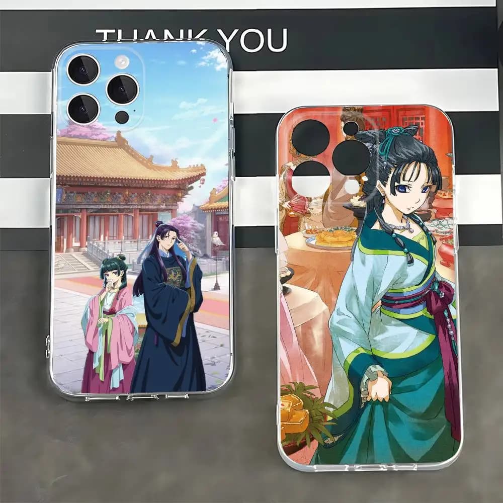 The Apothecary Diaries Phone Case For iphone 17 16 15 11 12 13 14 Pro Max 7 8 Plus X Xr Xs Max SE 12mini Transparent Cover