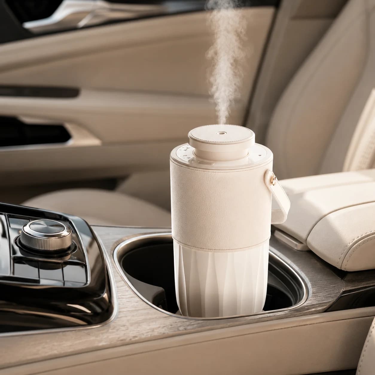 Portable Aroma Diffuser Car Essential Oil Diffsuer Timer Scent Air Machine Auto Start-Stop Electric Home Fragrance Diffuser