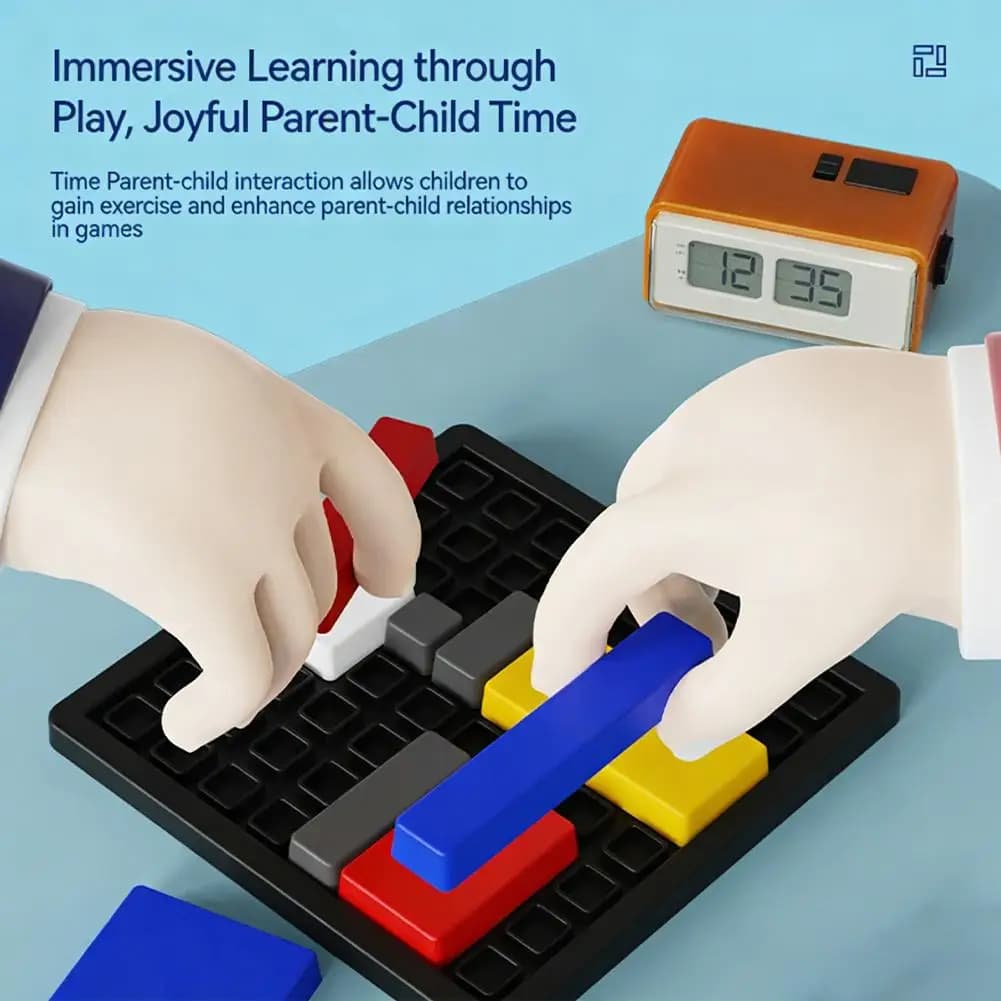 Sfide Gioco di puzzle logico Giocattolo educativo rompicapo con 4 livelli di difficoltà progressivi Formazione del pensiero della carta rotante