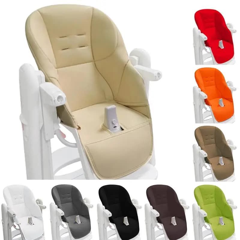 Cuscino per seggiolone per bambini Cuscino per seggiolone da pranzo Cuscino di protezione Cuscino in pelle PU e spugna Comodo cuscino per sedile Ragazzo e ragazza