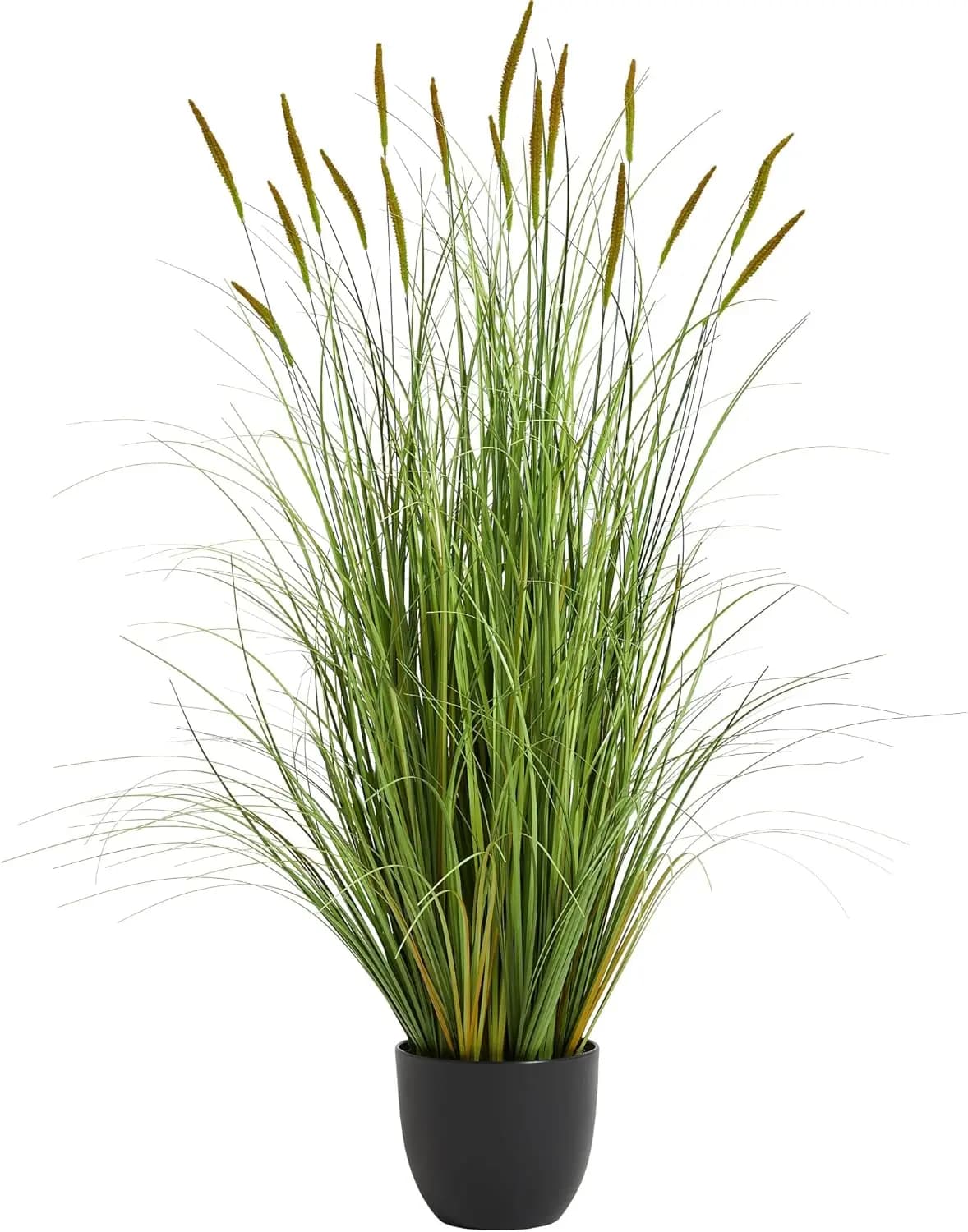 Erba Artificiale Cattail da 1,2 m, Pianta di Cipolla Finta da 1,2 m per Decorazioni Interne ed Esterne, Regalo di Inaugurazione Casa in Vaso