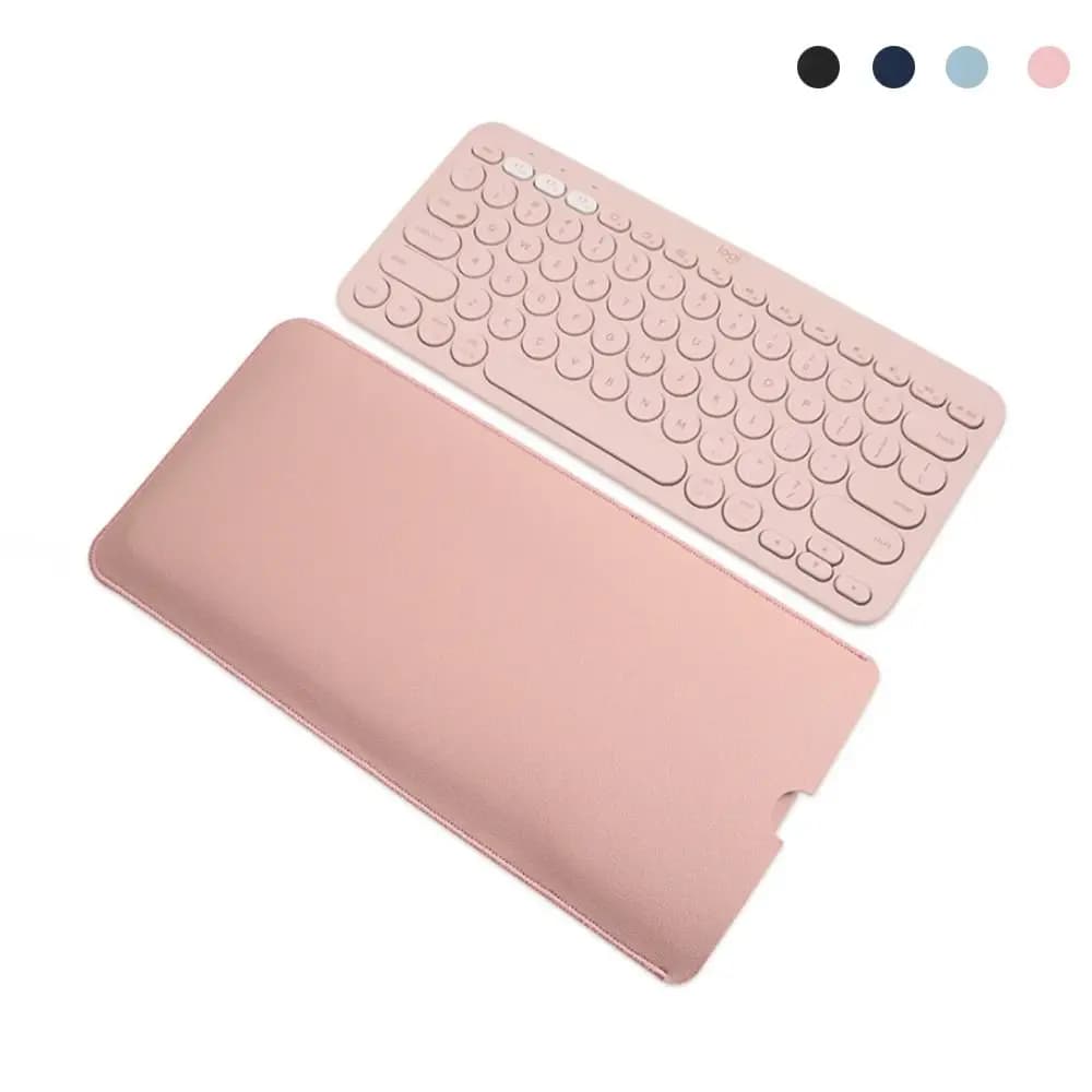Nuova custodia per tastiera in pelle PU Custodia per tastiera wireless per custodia protettiva Logitech K380