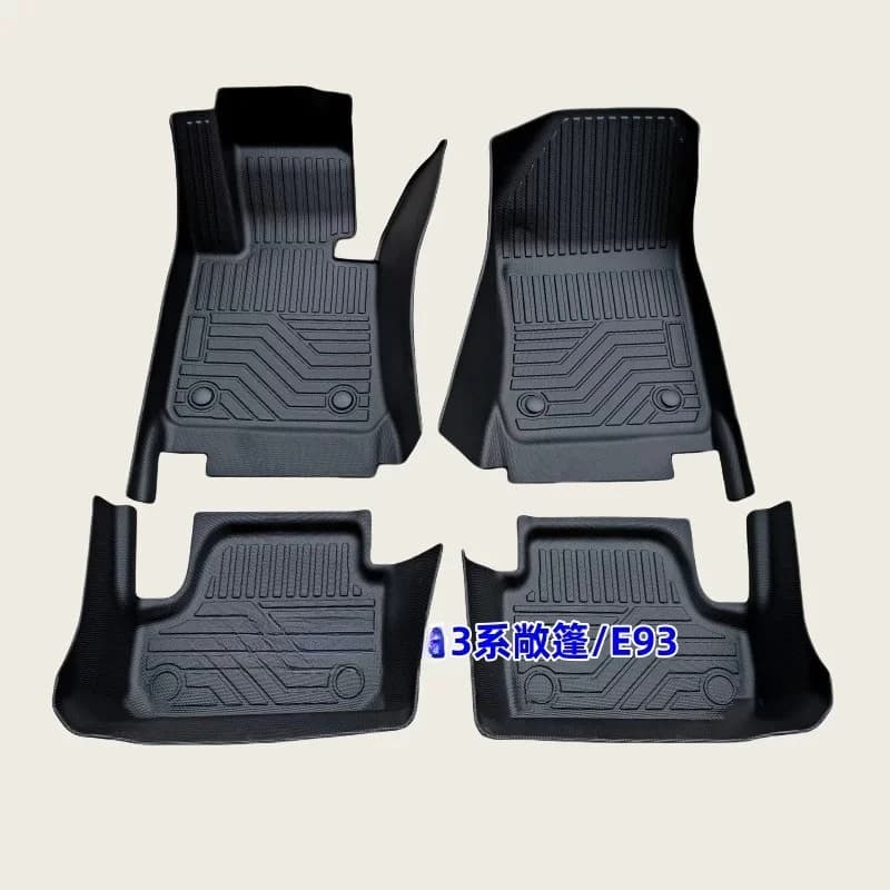 Car Floor Mat TPE 3D for BMW 3 Series M3 320 325 330 2007-2013 Coupe Cabriolet Car Mat Waterproof Non-slip