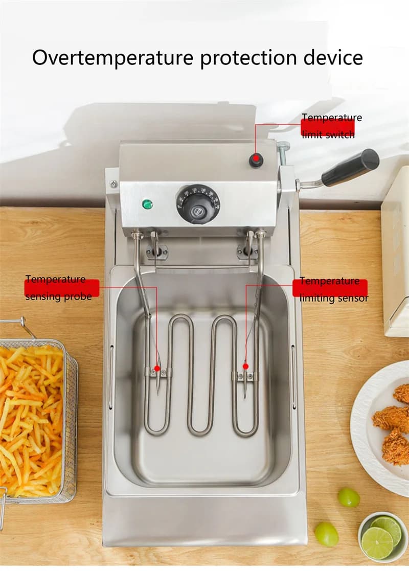 Intelligent Electric Frying Machine with Automatic Lifting, Electric Deep Frying Machine with Automatic Lifting, Oil Frying Machine, Oil Frying Machine in Special Offer