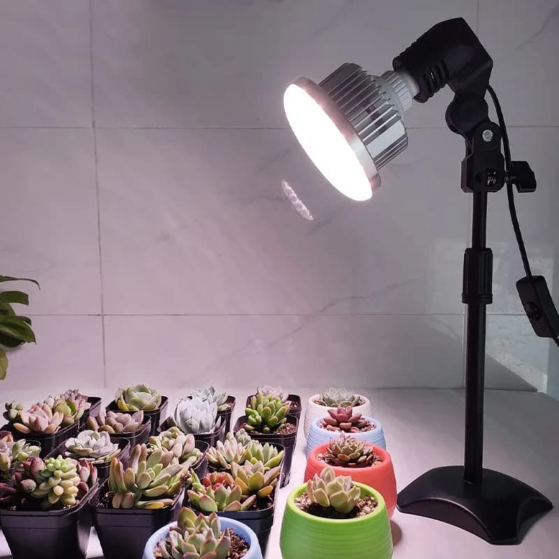 Foldable & Hanging Plant Grow Light, Quantum Board Side Emitting, Tripod Full Spectrum Lamp
