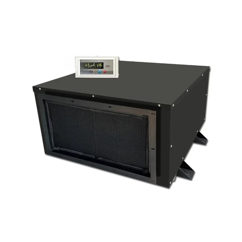 Deumidificatore da soffitto resistente alle alte temperature, deumidificatore industriale per garage interrati e sale di stoccaggio, per officine e magazzini.