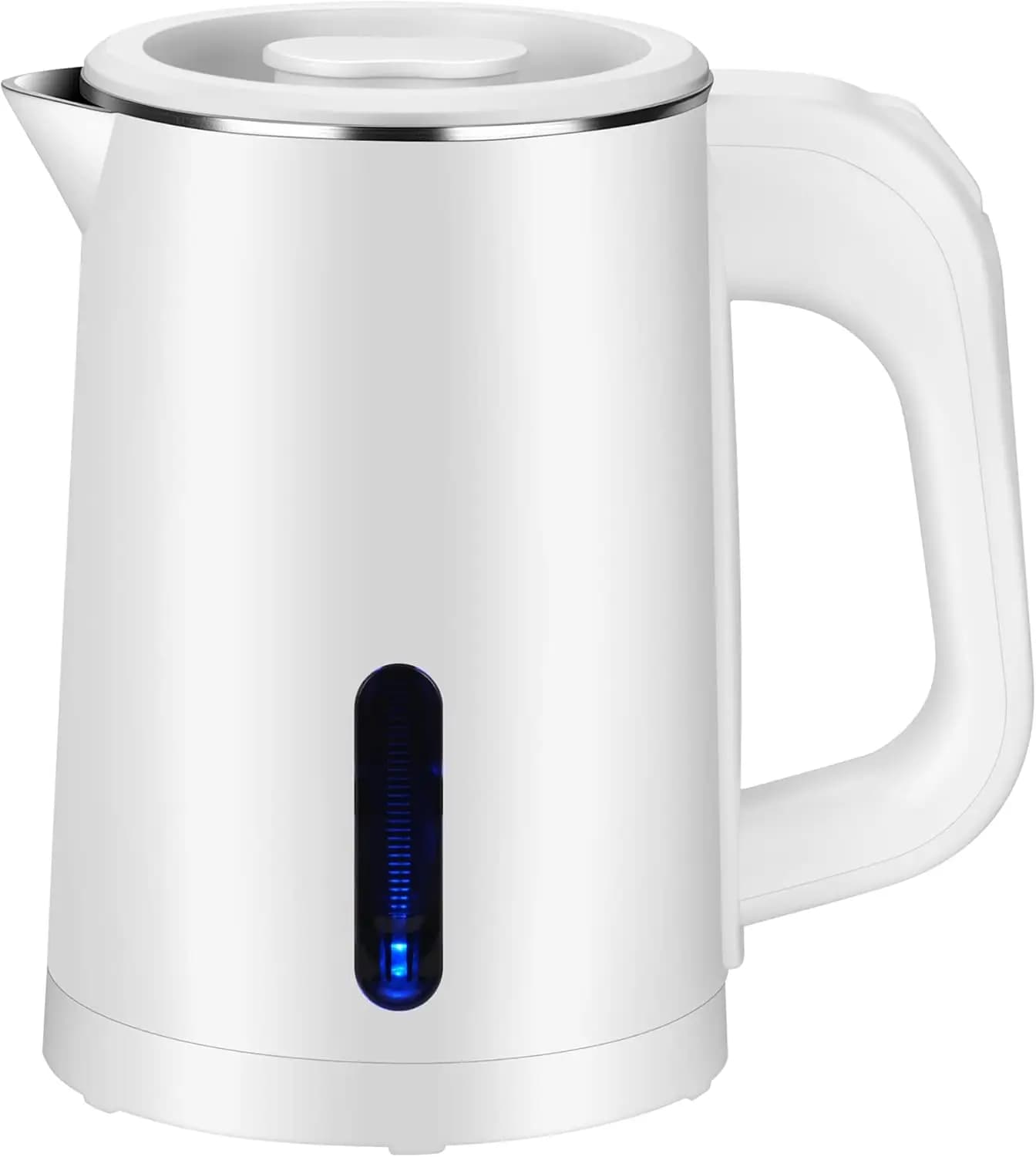 Compact Electric Kettle, 0,8L Stainless Steel Portable Mini Kettle With Automatic Shutdown and Protection Against Dry Cleaning
