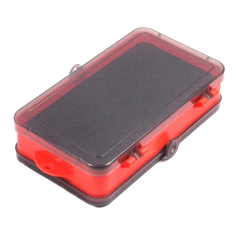 1Pc P2 Double Sided Fishing Lure Box Portable Plastic Tackle Case 127G Storage Box for Jig Head Soft Lure Fishing Accessories