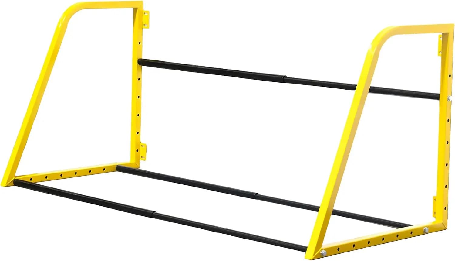 Heavy-Duty Wall-Mount Tire Storage Rack with Telescoping Bars 32-48" Wide, 375 lb Capacity, Powder-Coated Steel for Garage