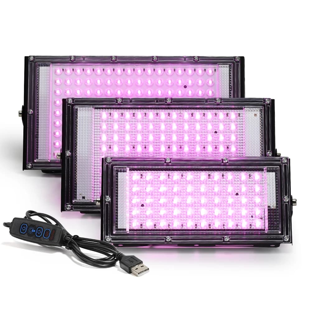 LED Full Spectro Coltiva Light PhytoLamp For Plants Tent Flower Semina USB 5V Switch Observation Range Lamp Projector Coltiva Phyto Box