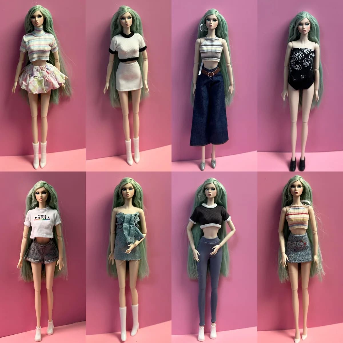 1/6 Doll Clothes Parts 14 Types Fashion Small Fragrant Style Set/Spice Girl/Preppy Style For 30cm Babi Supermodel Doll Dress Up