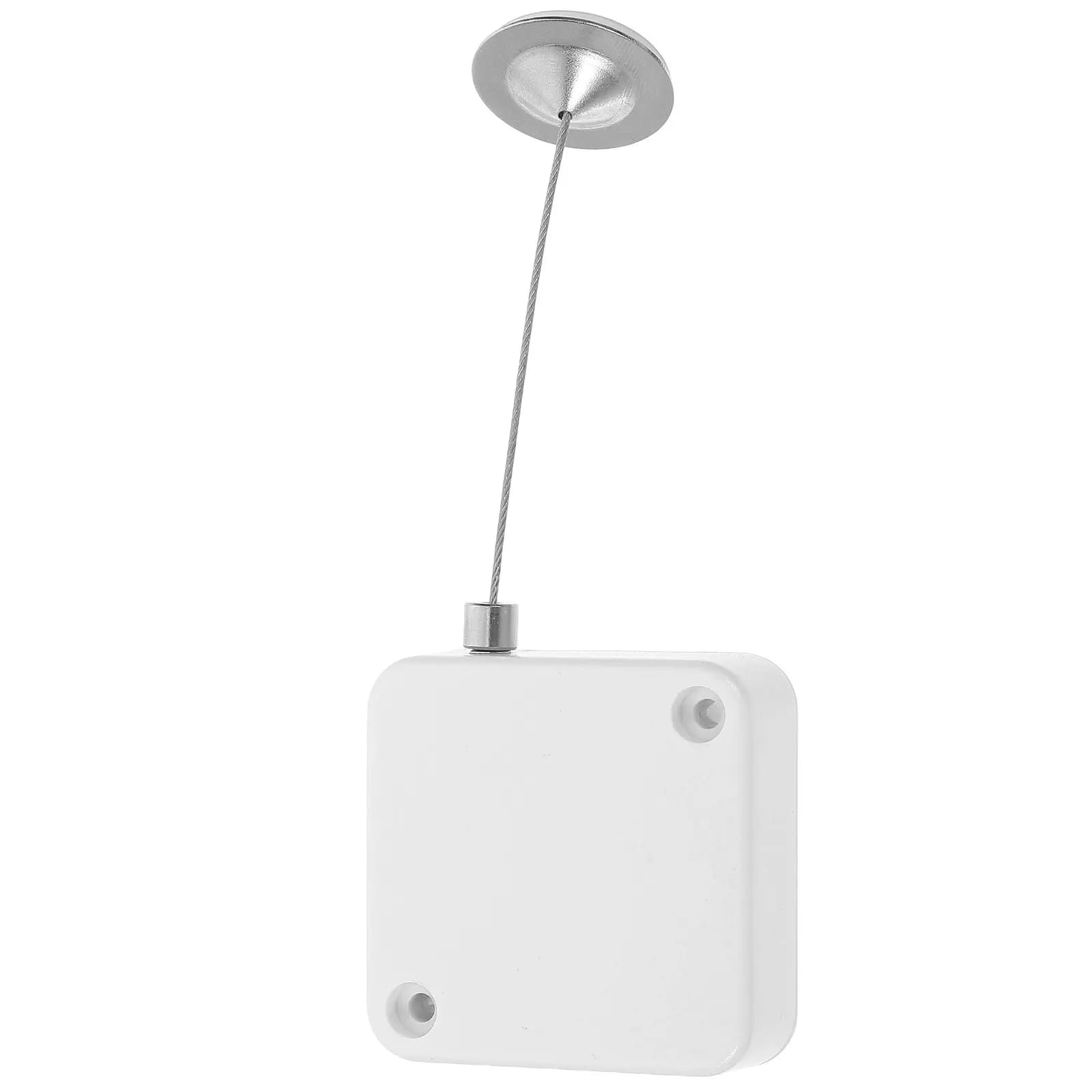 Set Antifurto con Cavo Retrattile in Acciaio Inox, Blocco di Sicurezza Telescopico Automatico per Laptop
