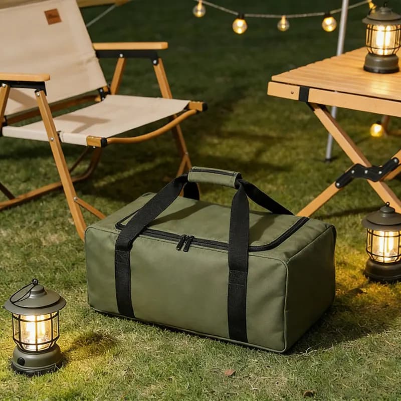 Borsa Portaoggetti Beiyue per Utensili da Cucina, Pentole, Bombole di Gas e Fornelli Multifunzione per Campeggio e Picnic all'Aperto