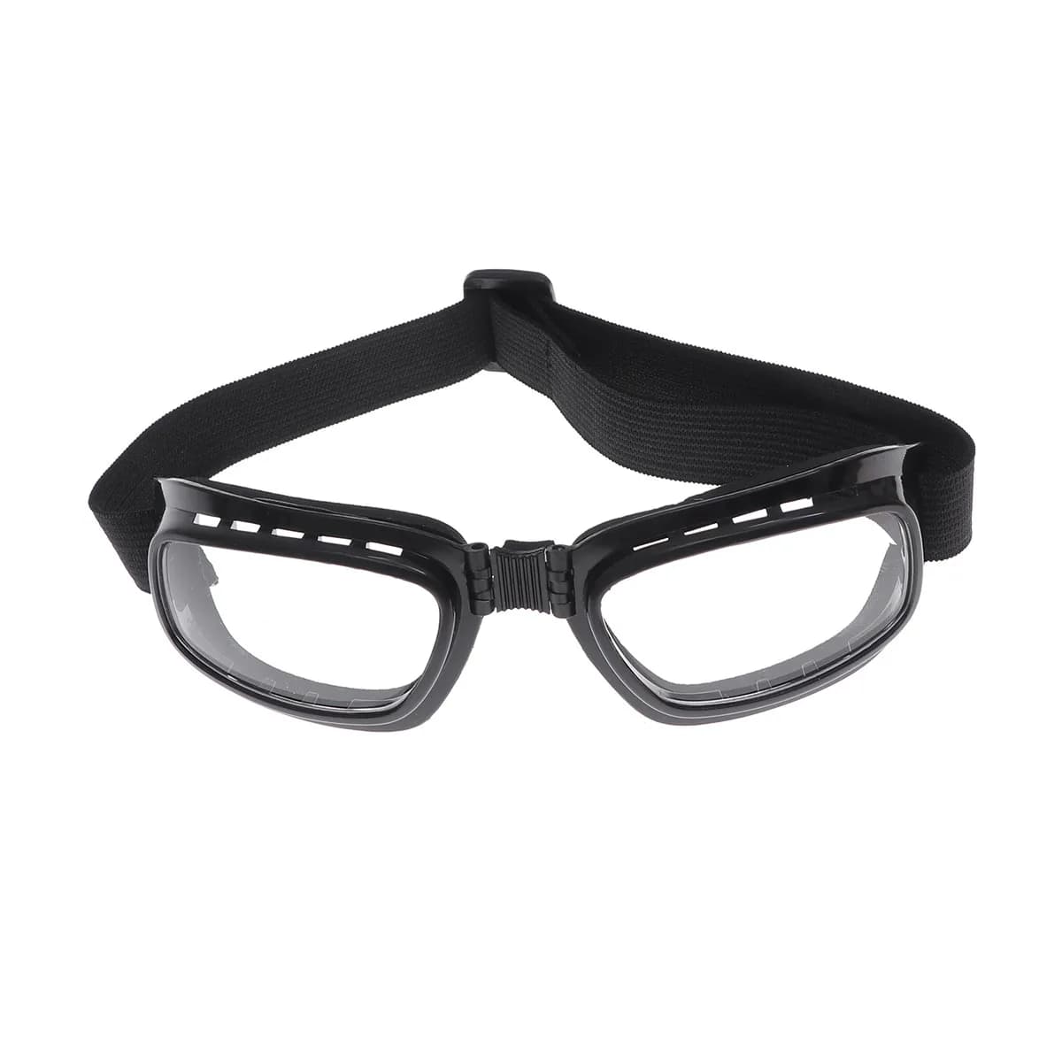 Occhiali da Moto con Montatura Nera e Lenti Colorate, Protezione Anti-UV e Anti-Appannamento, Resistenti agli Urti per Sport all'Aperto, Sci e Ciclismo