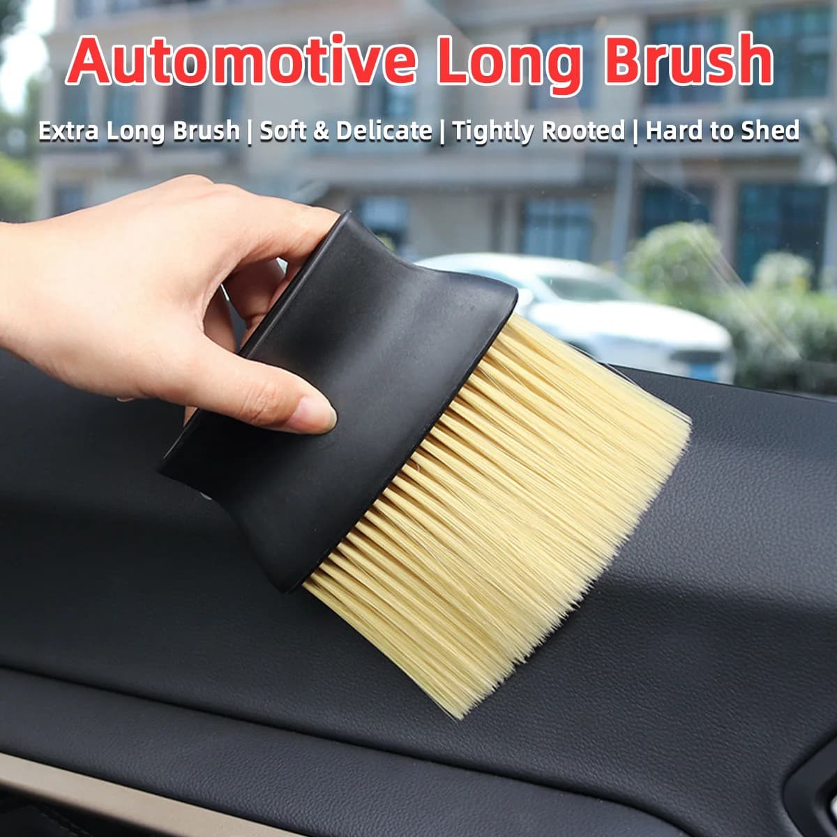 Auto Four Seasons General Model Brush Card Holder Body Interior Decoration Brush for Powder Brush for Clean Hair