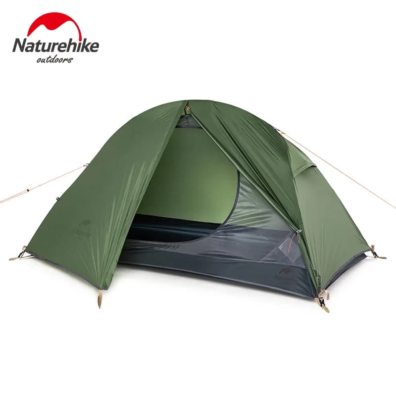 Tenda Naturehike 20D in Silicone per Campeggio, Escursionismo e Ciclismo, Ultra-leggera, Portatile, Impermeabile, per 1-2 Persone, Quattro Stagioni