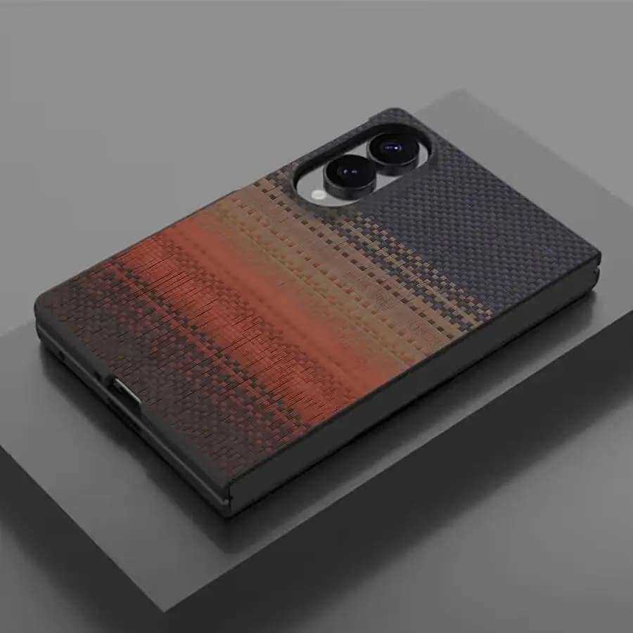 Phone Cover Case for Samsung Galaxy Z Fold 8 ZFold Wide Fold8 ZFold8 Cool Carbon Fiber Pattern