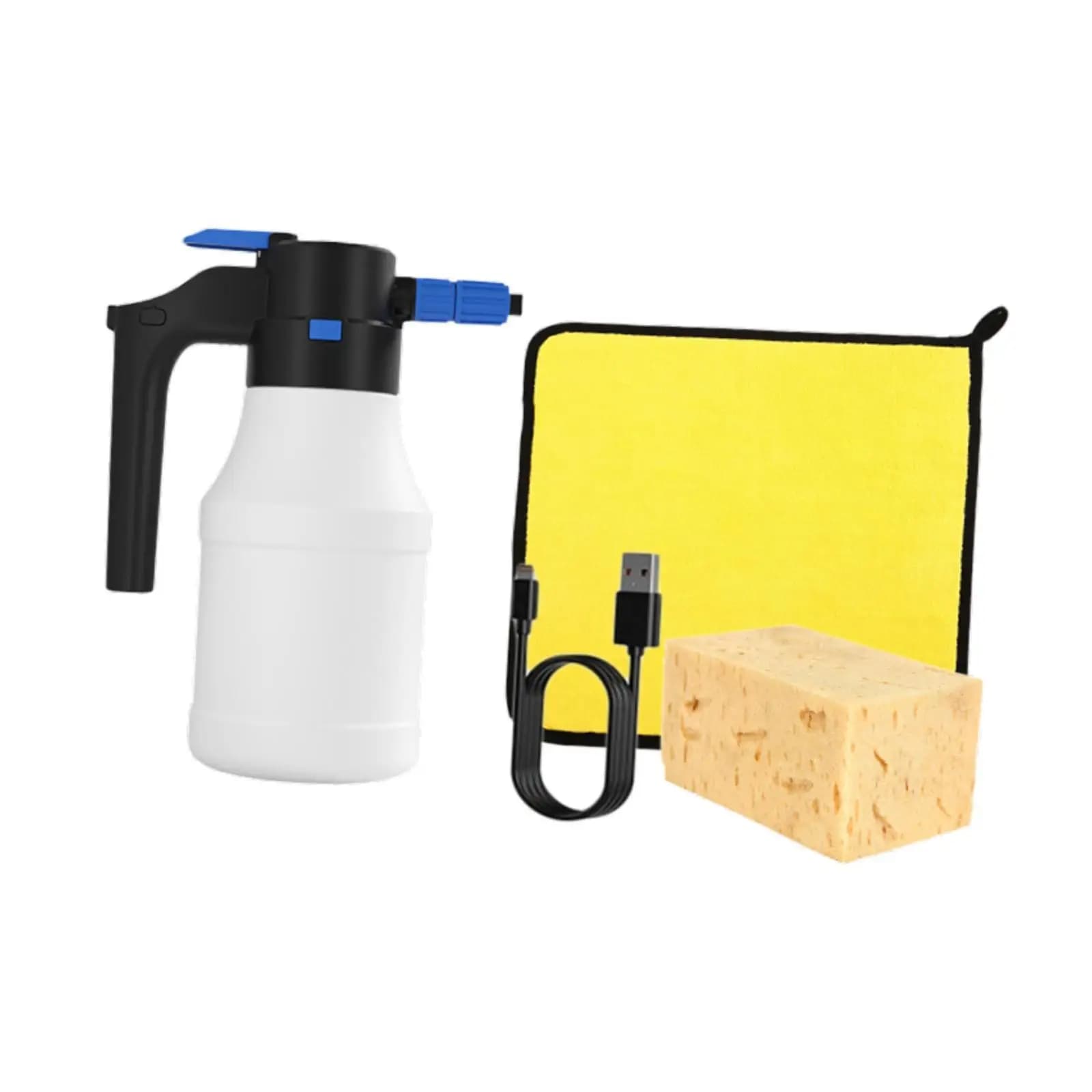 Spruzzatore Elettrico Ricaricabile USB, Nebulizzatore per Irrigazione Piante, per Pulizia Interna ed Esterna del Giardino