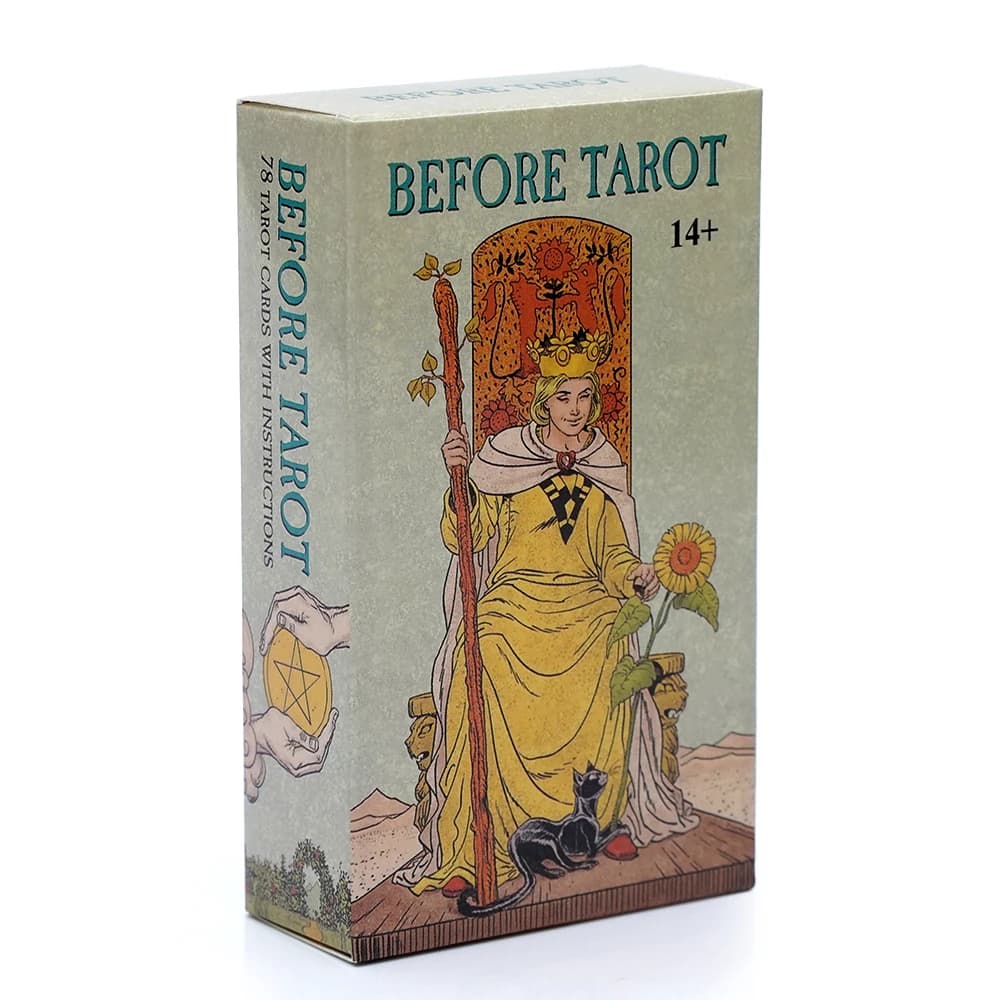 Prima delle carte dei tarocchi Mazzo dei tarocchi per principianti Immagini tradizionali Gioco da tavolo per divinazione delle carte Oracle Gioco per raccontare giochi Gioco di società
