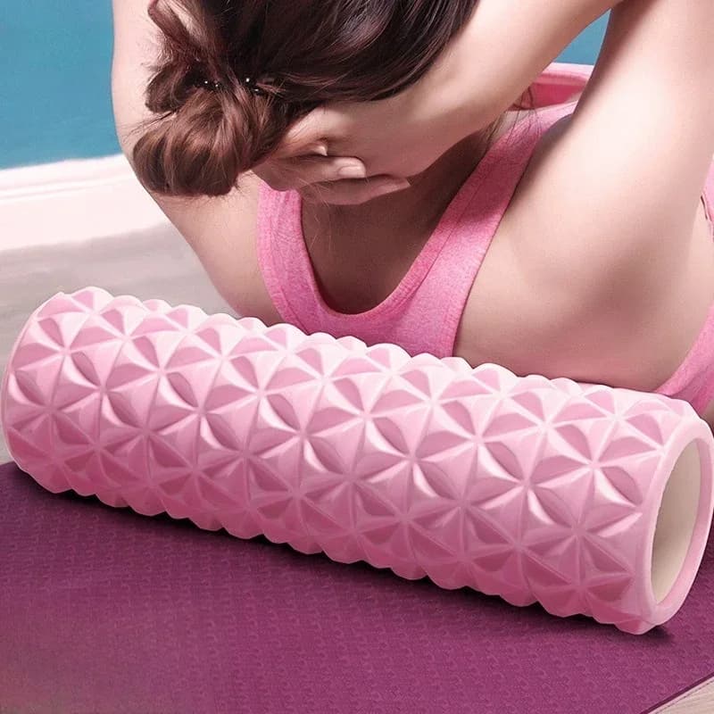 New deep massage foam roller with home yoga column