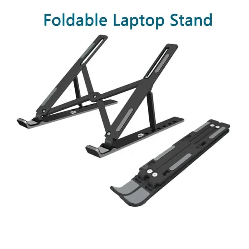 Foldable Laptop Stand ABS Adjustable Notebook Support Computer Bracket Base For Macbook Air Pro Lenovo Accessories Laptop Holder