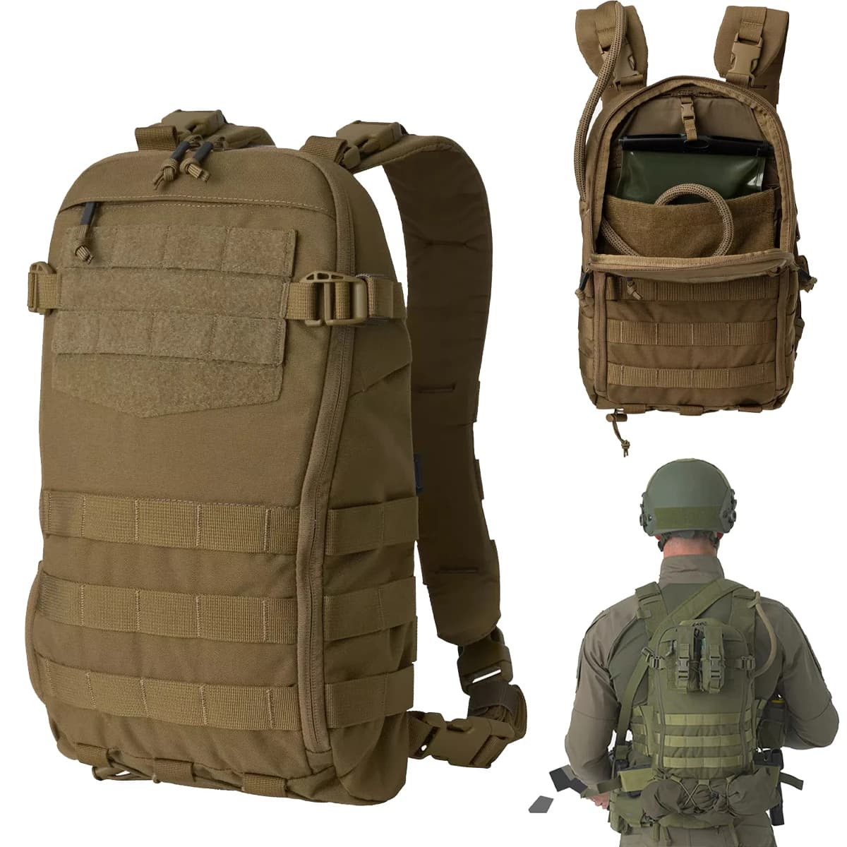 Tactical Assault Backpack Molle Outdoor Travel Camping Hiking Expansion Package Multifunctional Vest Package Portable Military Moisturization Package