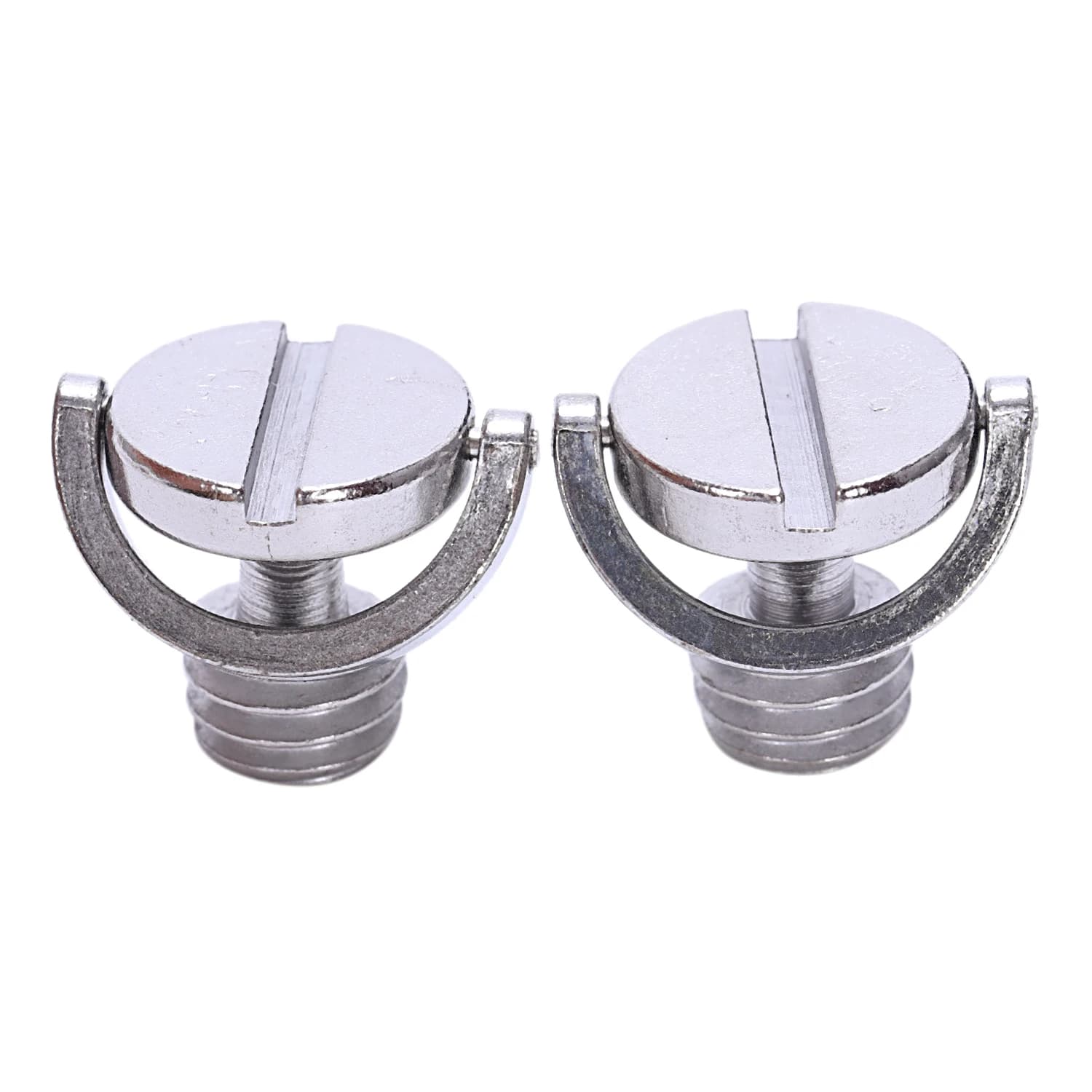 A99X Longer Shaft D-ring 3/8 inch-16 Thread Camera Tripod Quick Release Fixing Adapter (Pack of 2)