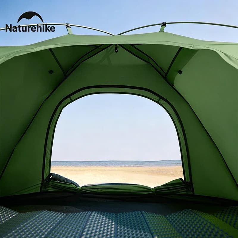 Naturehike 2026 New Camping Tent Large Space Mosquito-repellent Beach Tents Ultralight Quick Set 2 Person Outdoor Hiking Tent