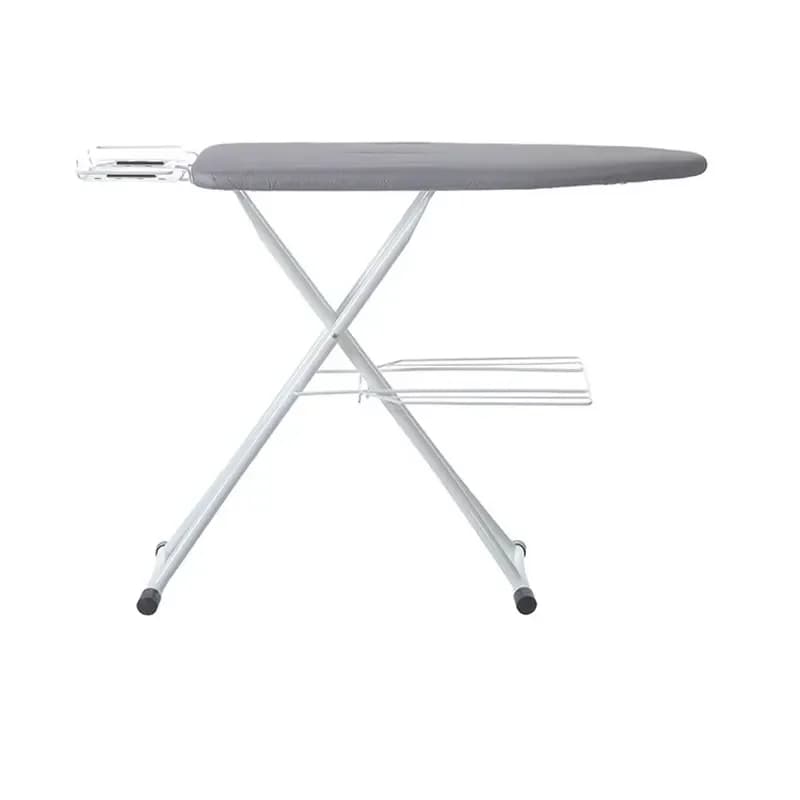 Adjustable Freestanding Ironing Board with Storage Rack and Iron Holder Foldable Household Stand High Quality Stable Base