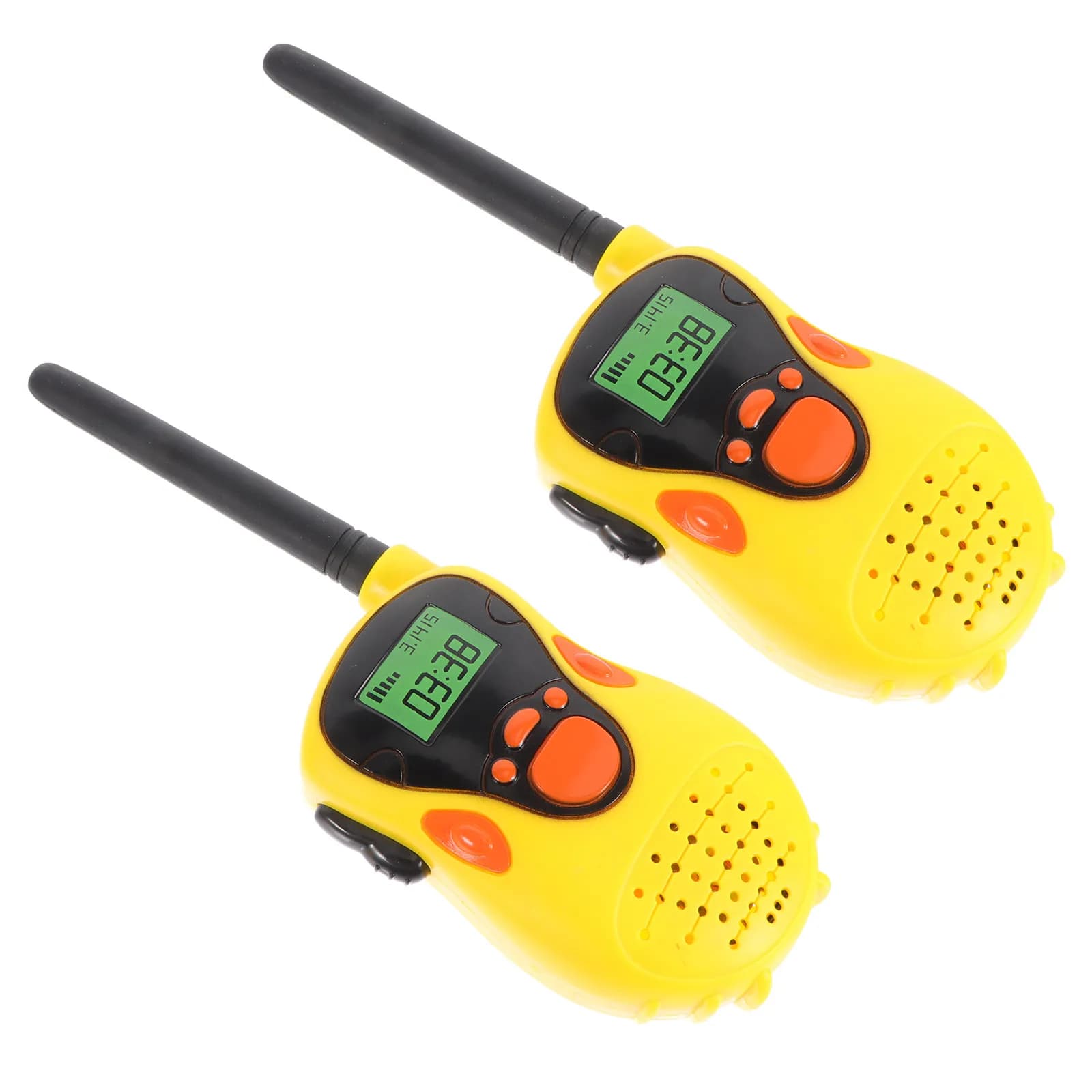 2 Pezzi Walkie Talkie per Bambini, Interfoni Cartoon, Comunicazione Wireless Genitore-Figlio per Esterni, Giocattolo Portatile