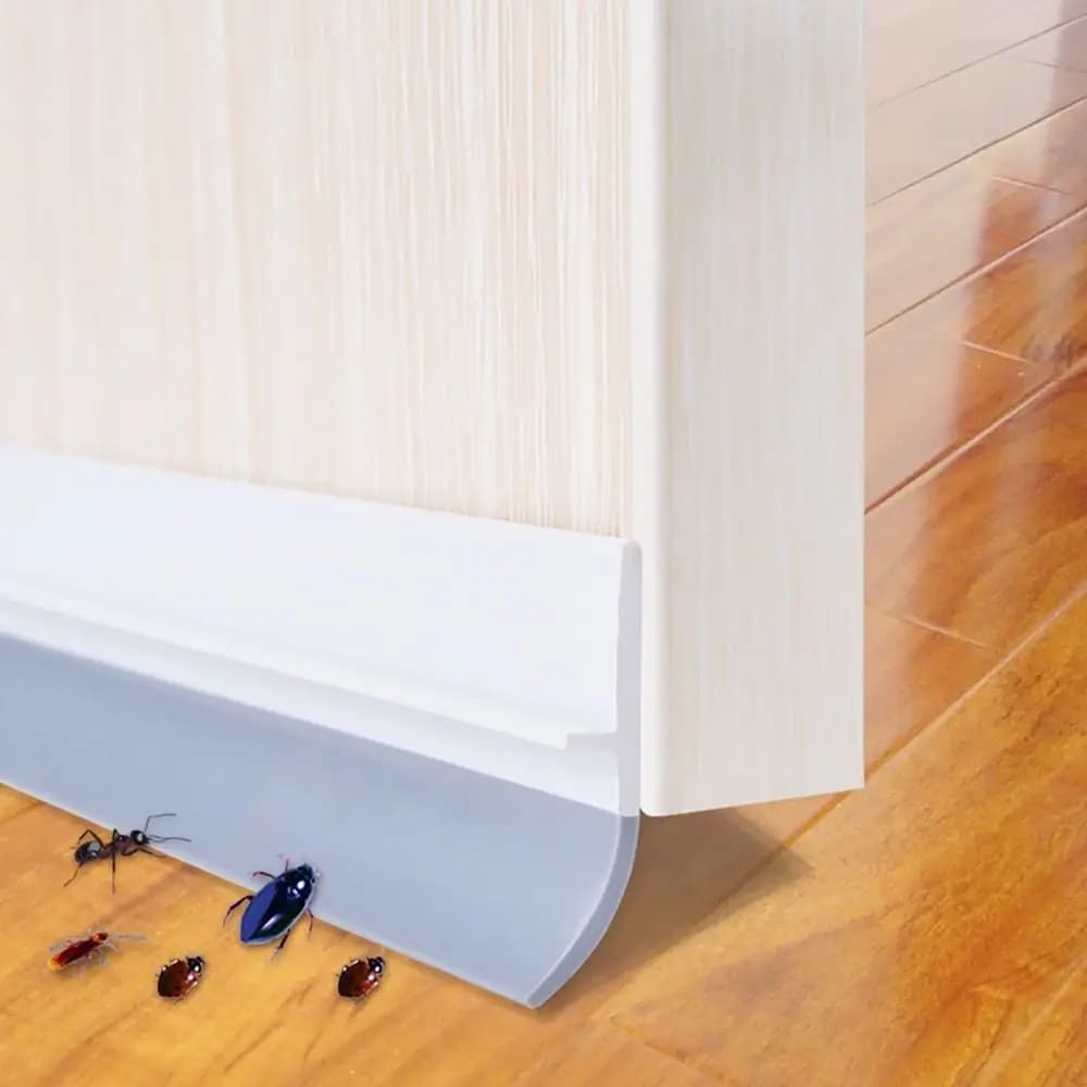 Nuova striscia di tenuta per porta in PVC, anticollisione, flessibile, antivento, autoadesiva, per finestre, per porta