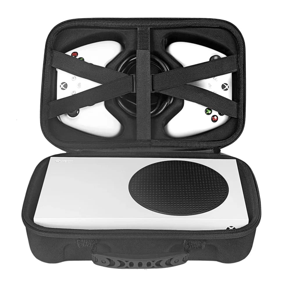 Borsa da Viaggio per Console Xbox Series S, Custodia per Controller Wireless e Accessori di Gioco