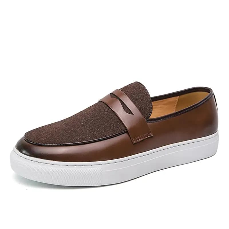 Scarpe casual da lavoro classiche da uomo New Trendy All-match Platform Mocassini da uomo Moda British Flats Scarpe da guida Scarpe da uomo