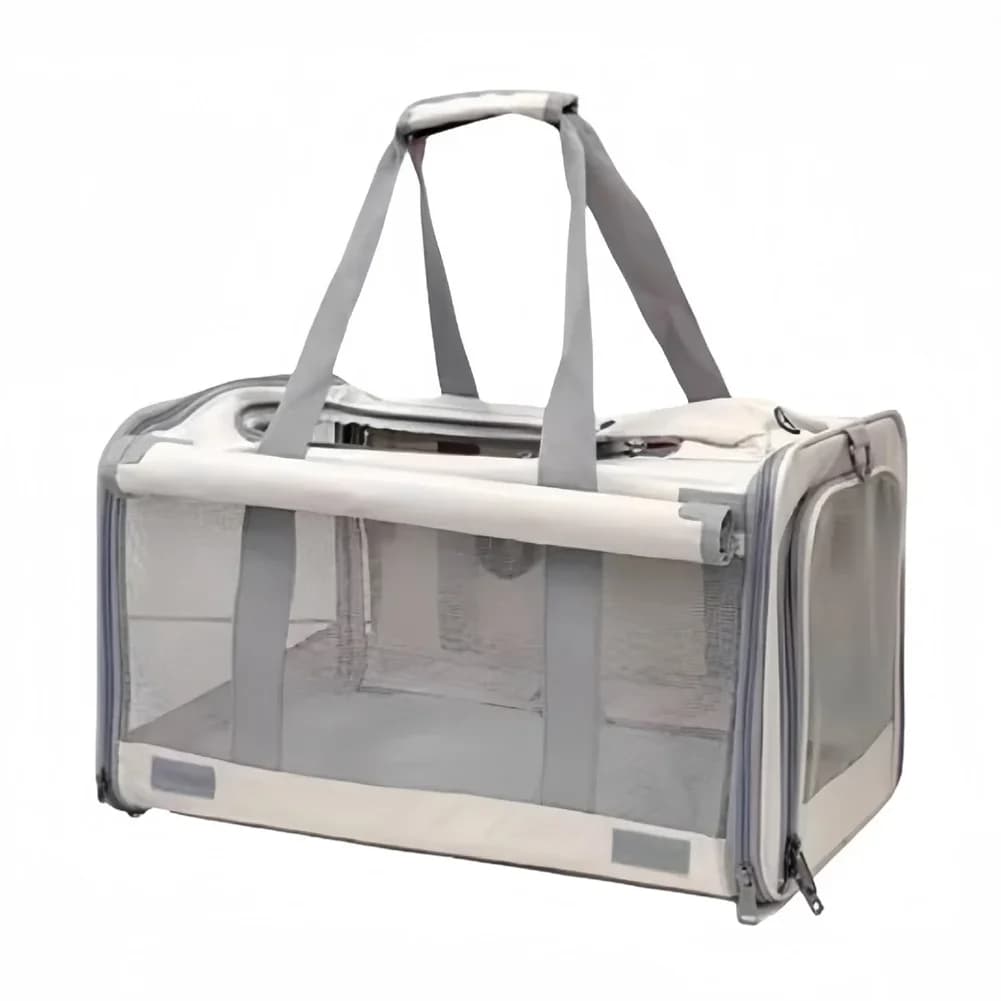 Travel Pet Carrier Bag for Cats or Small Dogs Breathable Portable Carrier Tote for 2 Cats Large Capacity Multi-Function Dog Bag