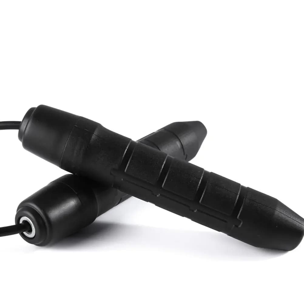Professional Thicken Jump Rope with Precision Ball Bearings Smooth Fast Rotation Foldable Portable for Men Women Kids Sports