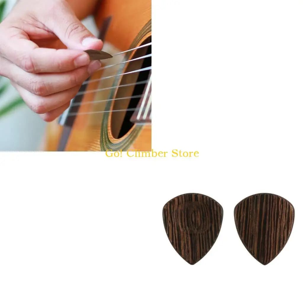 Q84C Plettri per chitarra triangolari grandi da 2 pezzi Plettri per chitarra elettrica acustica Plettri musicali per migliorare