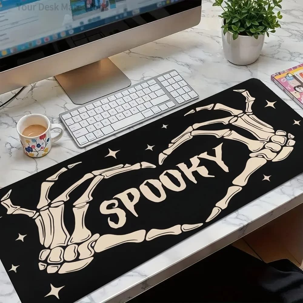 With terrifying skull hands and spooky heart-shaped design mouse pad gaming protector escritorio podkladka gamingowa