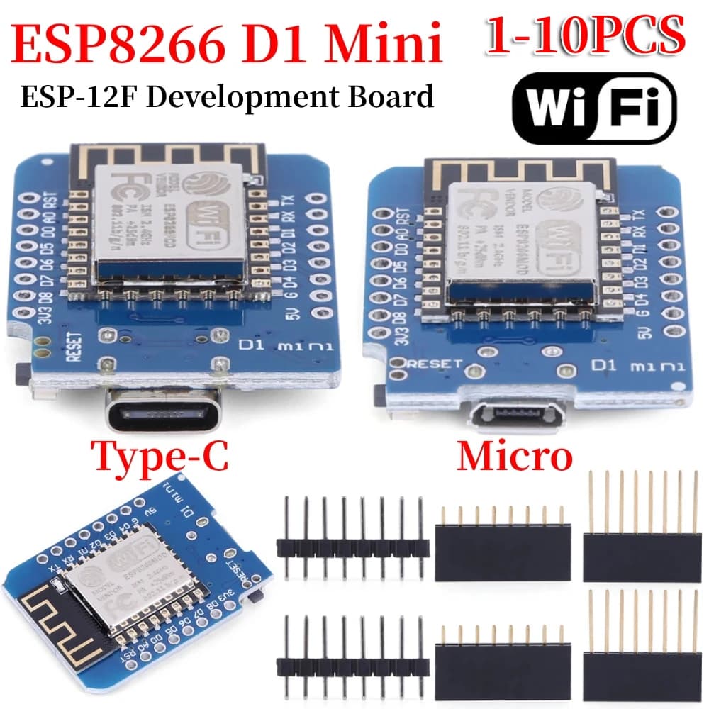 ESP-12F Supporto scheda di sviluppo ESP8266 OTA Launch D1 Mini Nodemcu Lua Scheda di sviluppo Wifi compatibile con WeMos D1 Mini